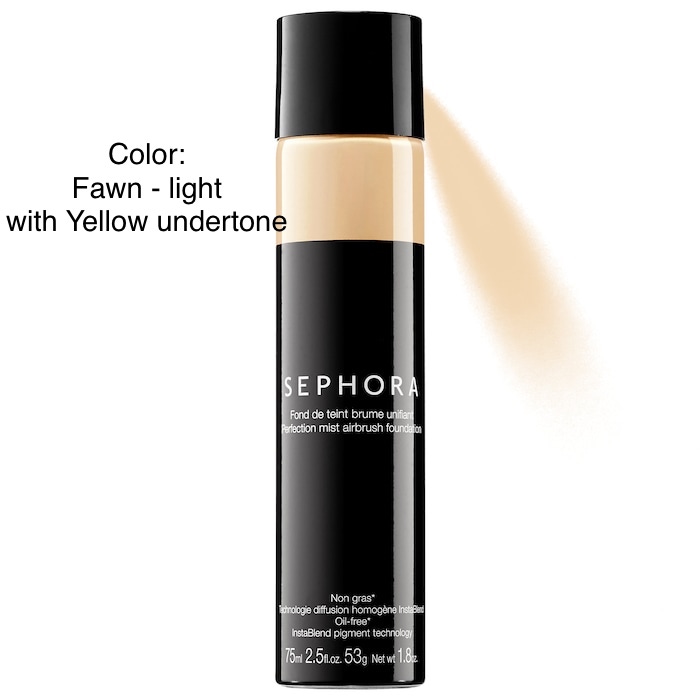 Sephora Perfection Mist Airbrush Foundation-FAWN