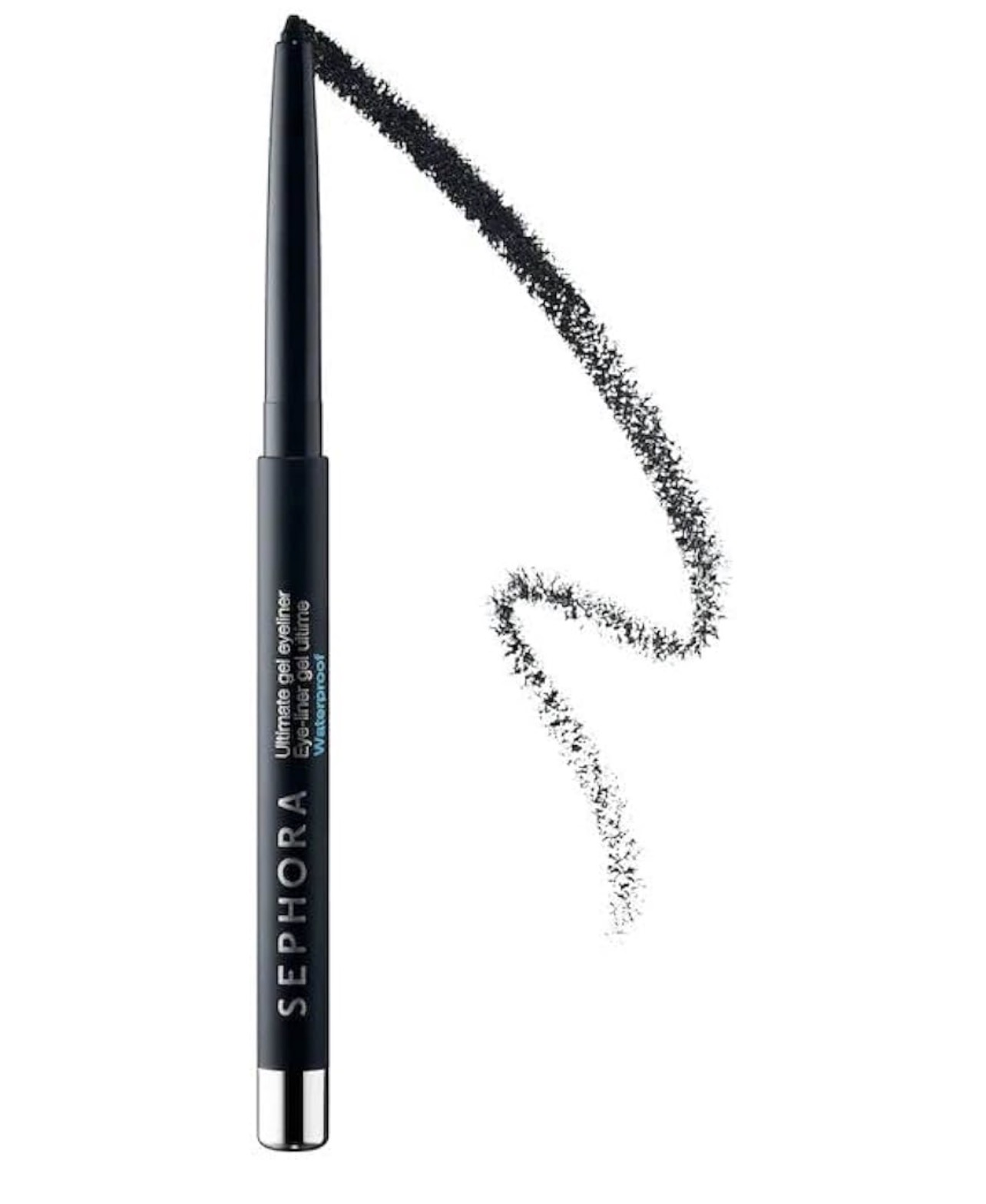 Sephora Ultimate Gel Waterproof Eyeliner Pencil Matte Black
