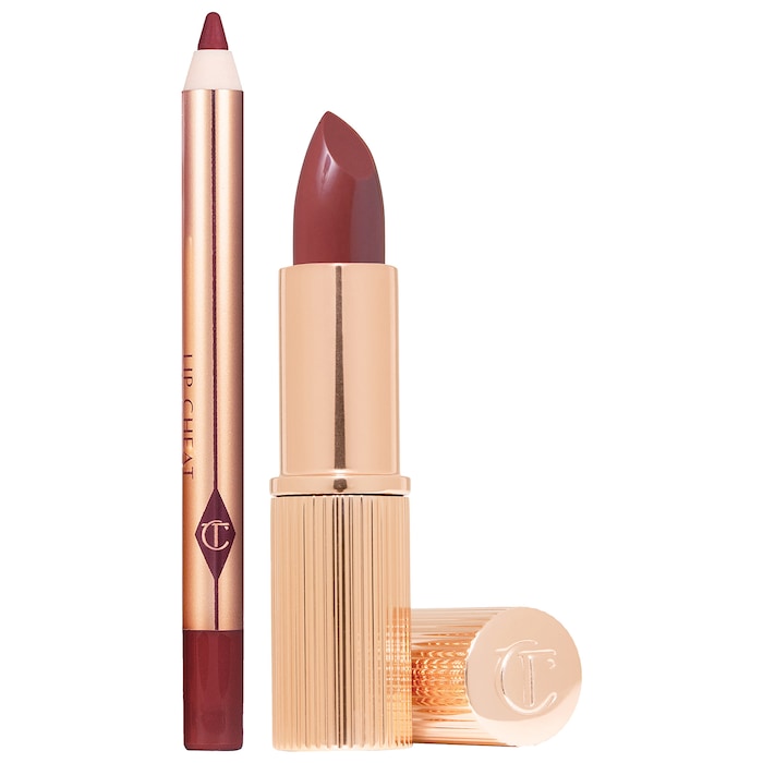 CT Mini Pillow Talk Lipstick & Liner Set- Pillow Talk Deep